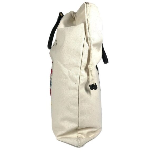 GUCCI 552403 Flower Flora Chateau Marmont Drawstring Tote Bag Shoulder Bag - Picture 8 of 12